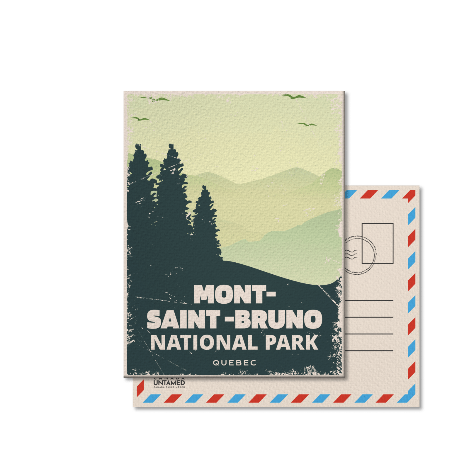 Mont-Saint-Bruno Quebec National Park Postcard
