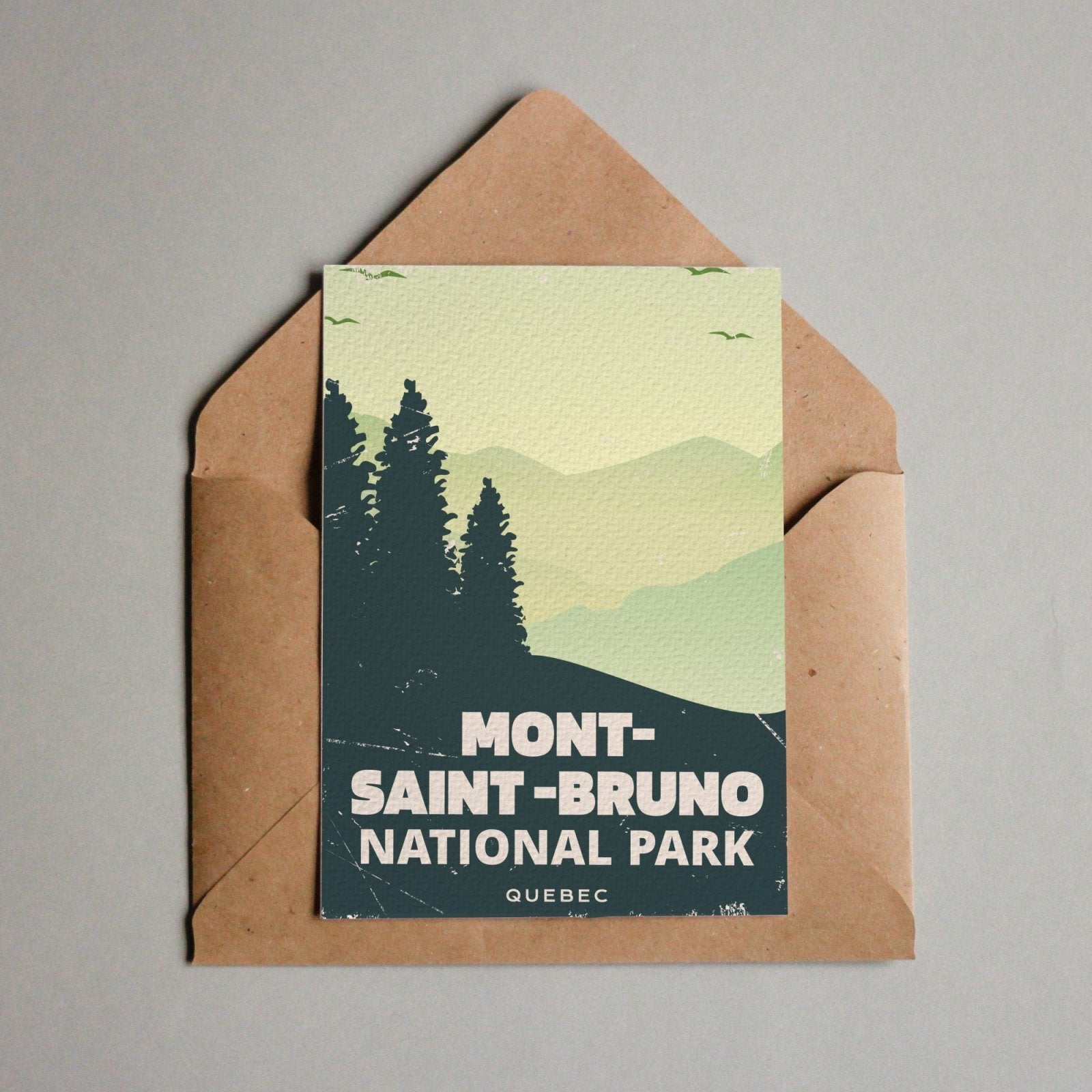 Mont-Saint-Bruno Quebec National Park Postcard