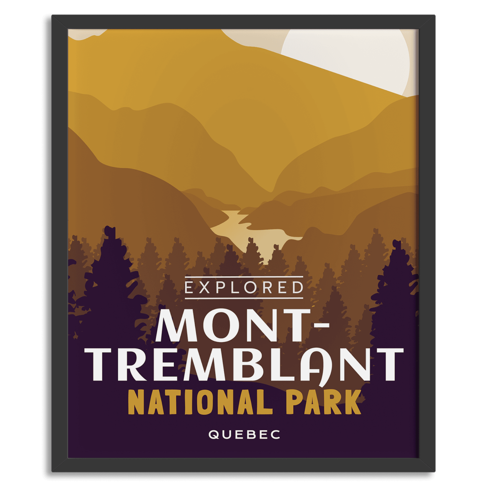 Mont Tremblant National Park 'Explored' Poster
