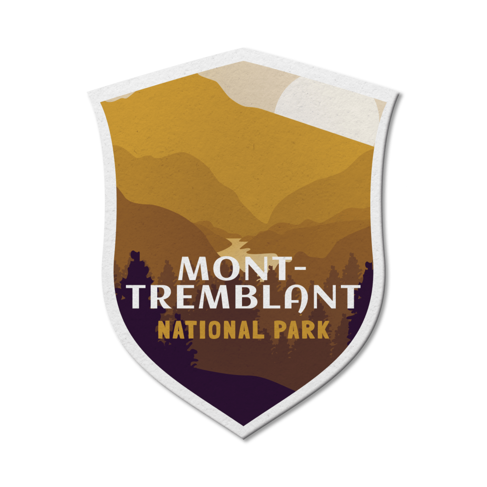 Mont-Tremblant Quebec National Park Waterproof Vinyl Sticker