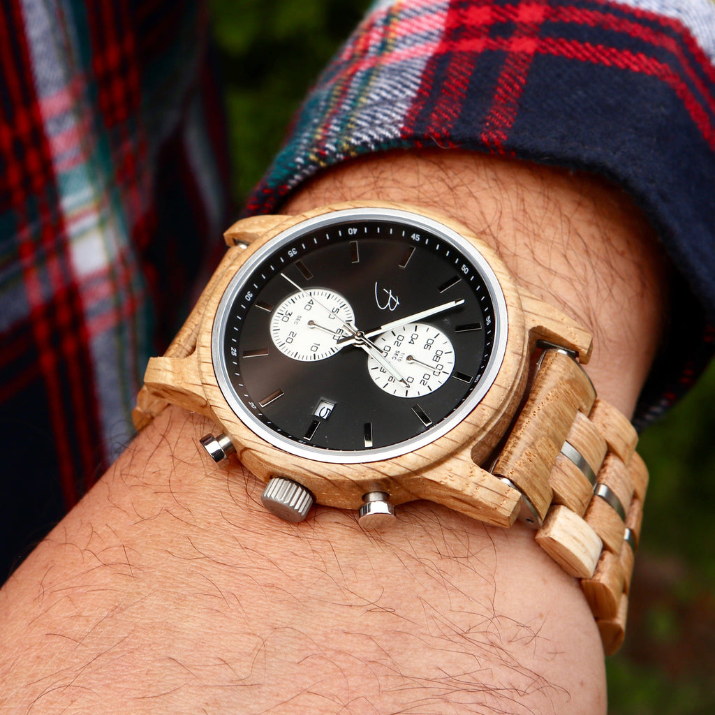 Arnold Watch Made from Recycled Whisky Barrel Wood