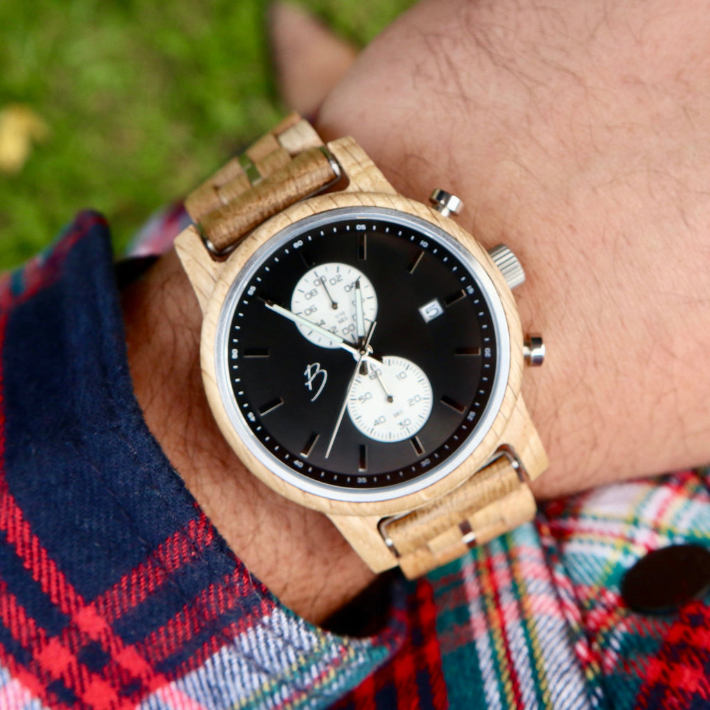 Arnold Watch Made from Recycled Whisky Barrel Wood