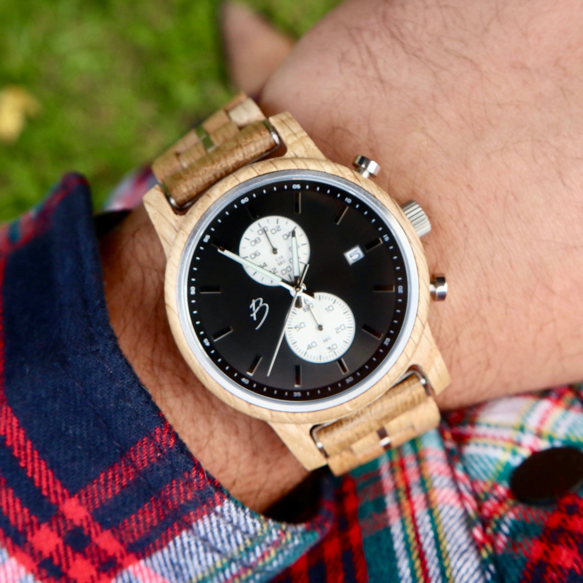 Arnold Watch Made from Recycled Whisky Barrel Wood