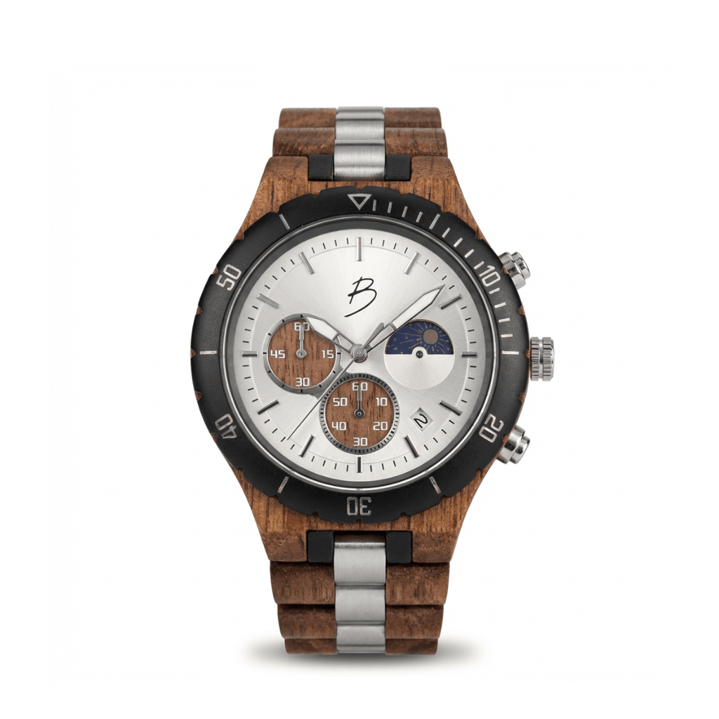 Berthoud Walnut Wood Watch