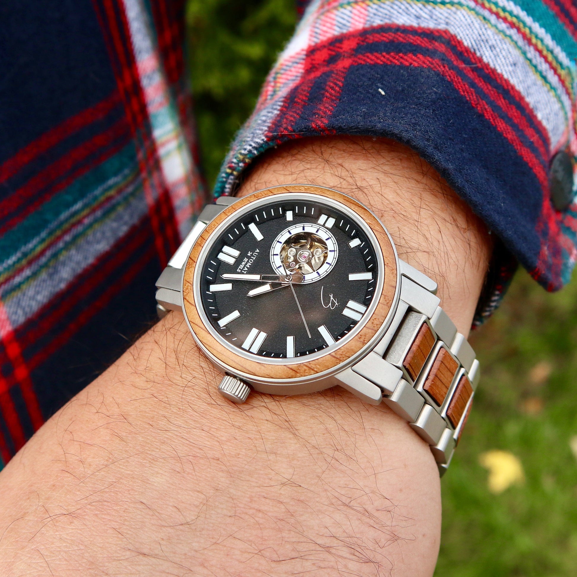 Copernic Watch Made from Recycled Whiskey Barrel Wood