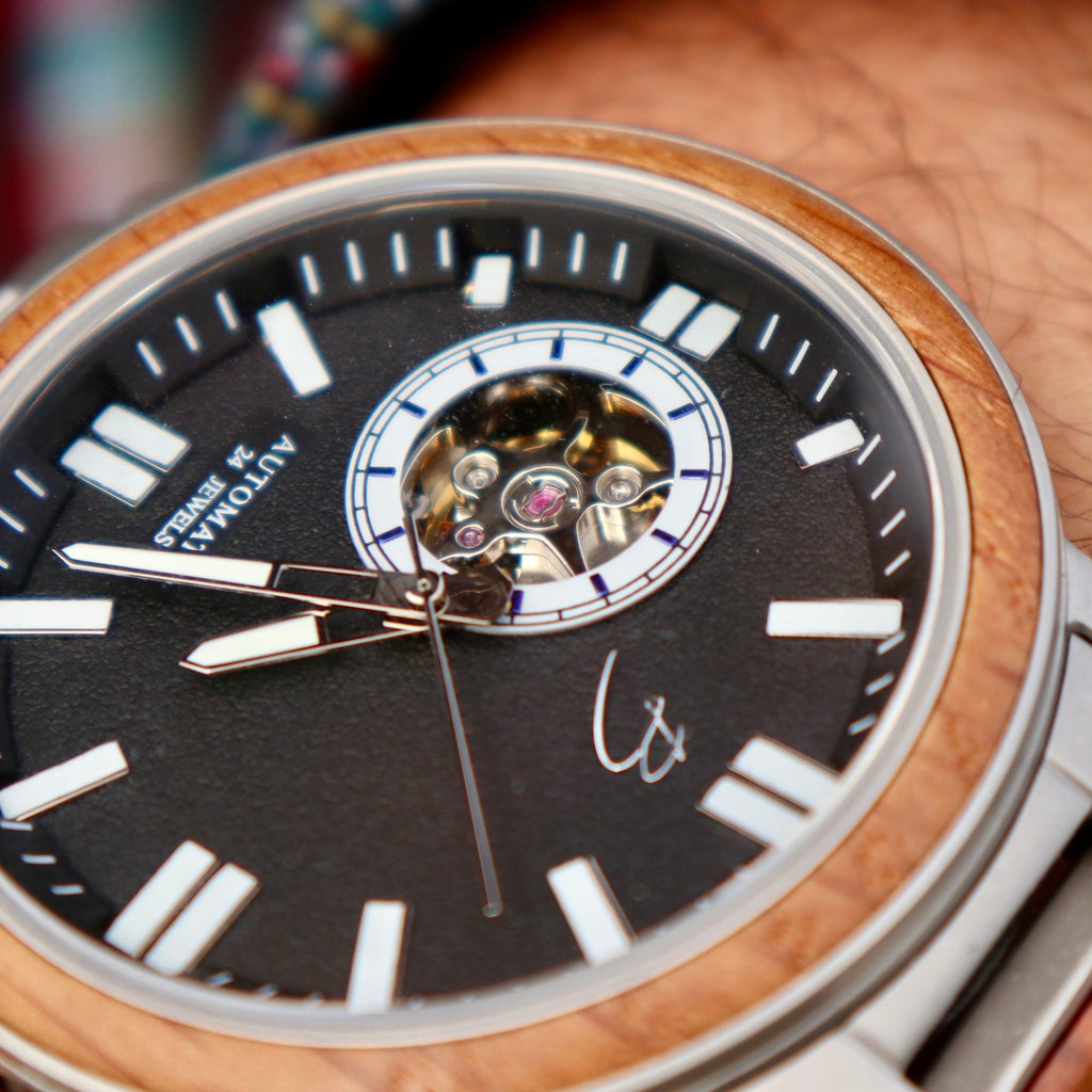 Copernic Watch Made from Recycled Whiskey Barrel Wood