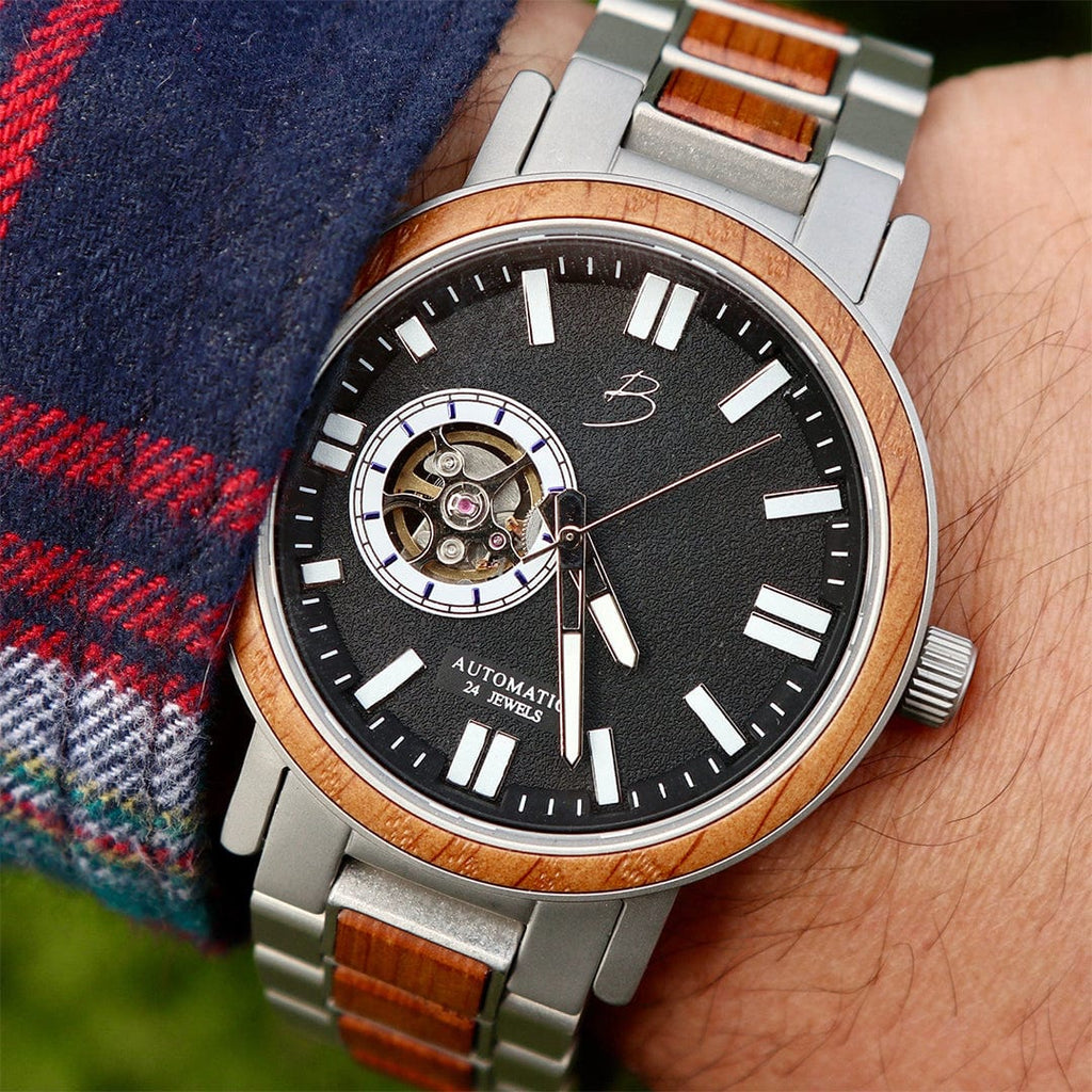 Copernic Watch Made from Recycled Whiskey Barrel Wood