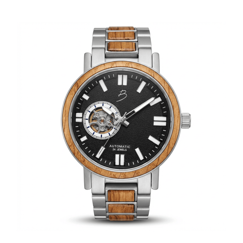 Copernic Watch Made from Recycled Whiskey Barrel Wood