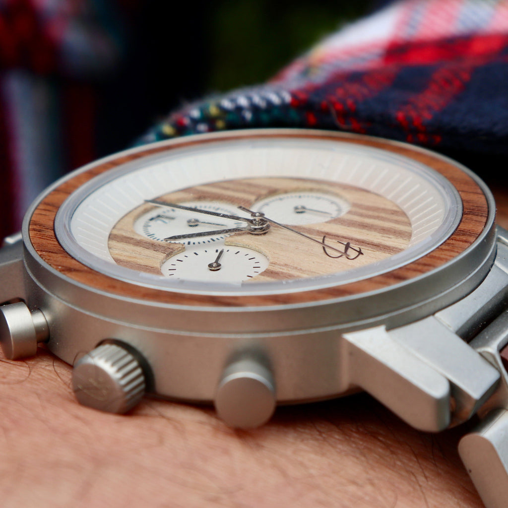 Harrison Walnut Wood Watch
