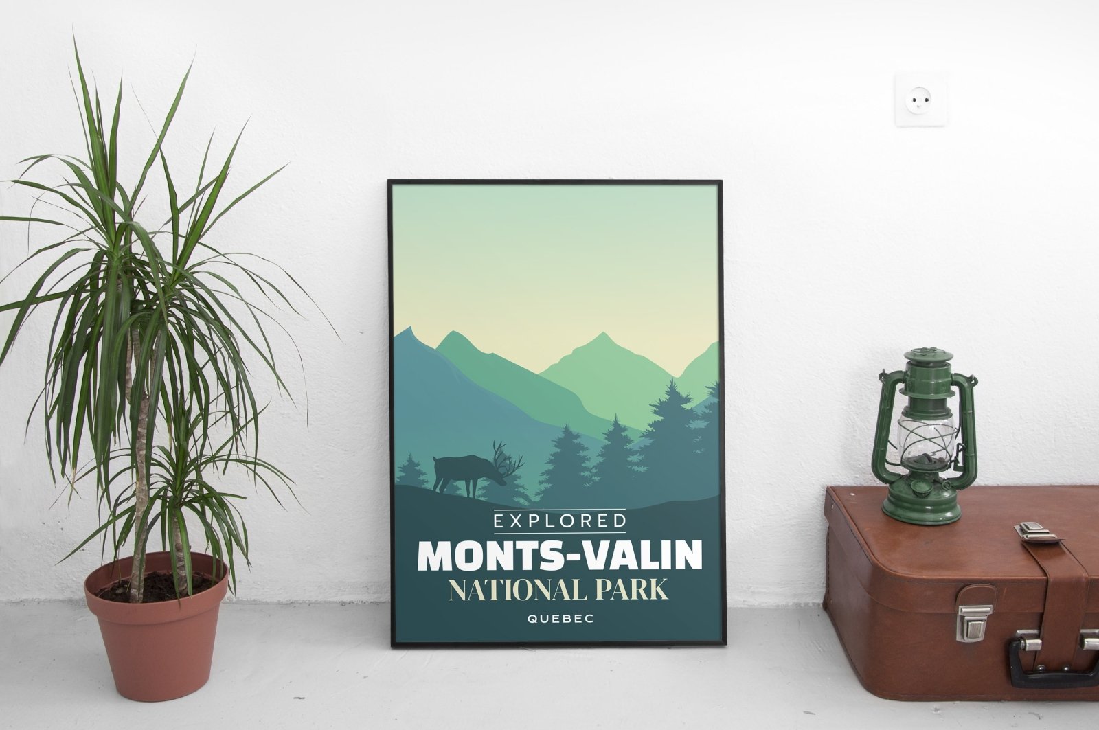 Affiche « Explorée » du parc national des Monts-Valin