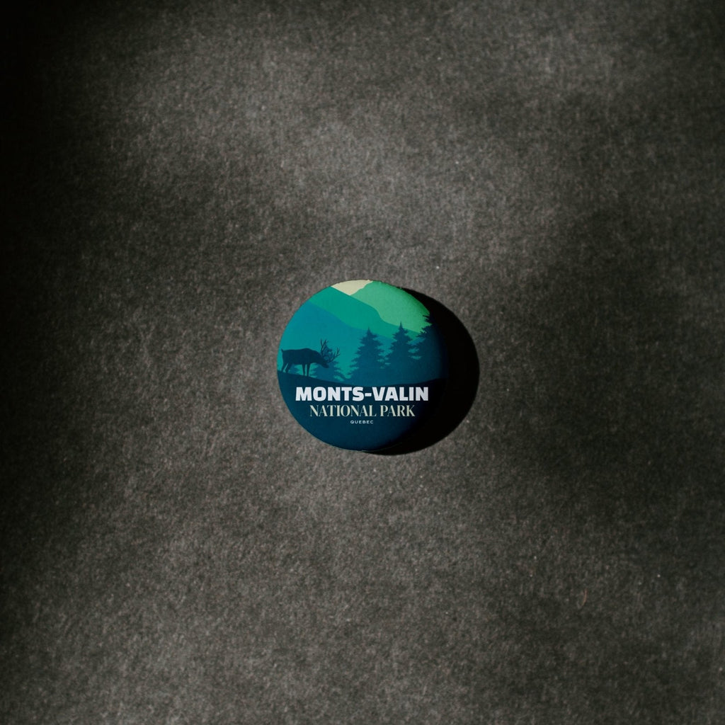 Monts-Valin National Park of Quebec Pinback Button