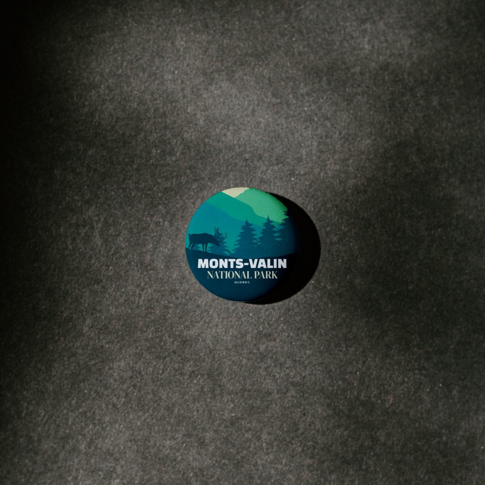 Monts-Valin National Park of Quebec Pinback Button