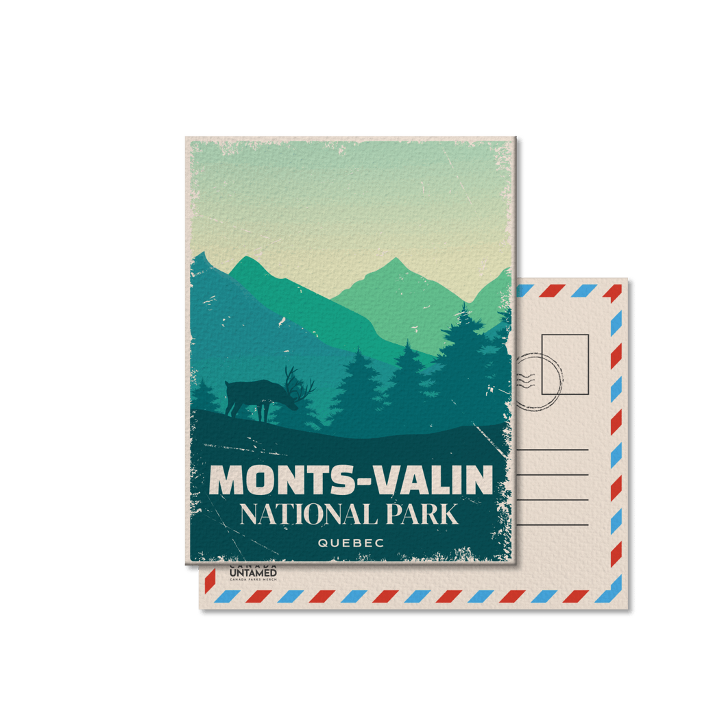 Carte postale du parc national des Monts-Valin, Québec