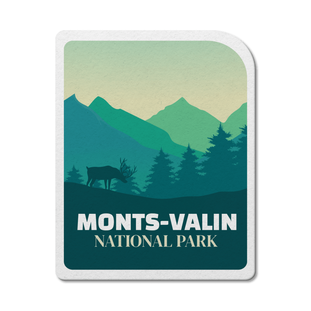 Monts-Valin Quebec National Park Waterproof Vinyl Sticker