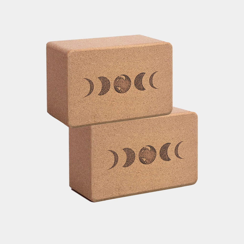 Moon Cork Yoga Block | ORIGINAL SIZE 4"x6"x9"