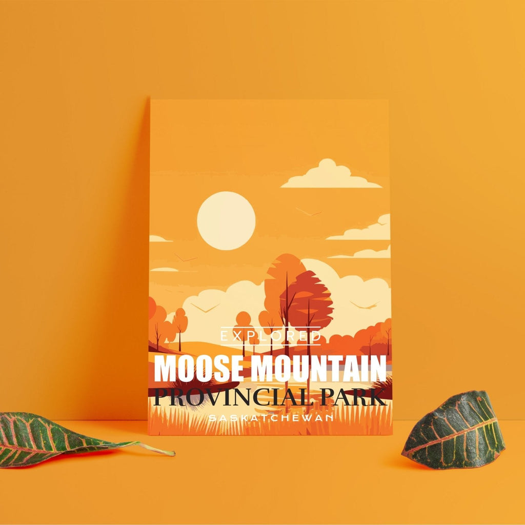 Moose Mountain Provincial Park 'Explored' Poster, Canada Parks