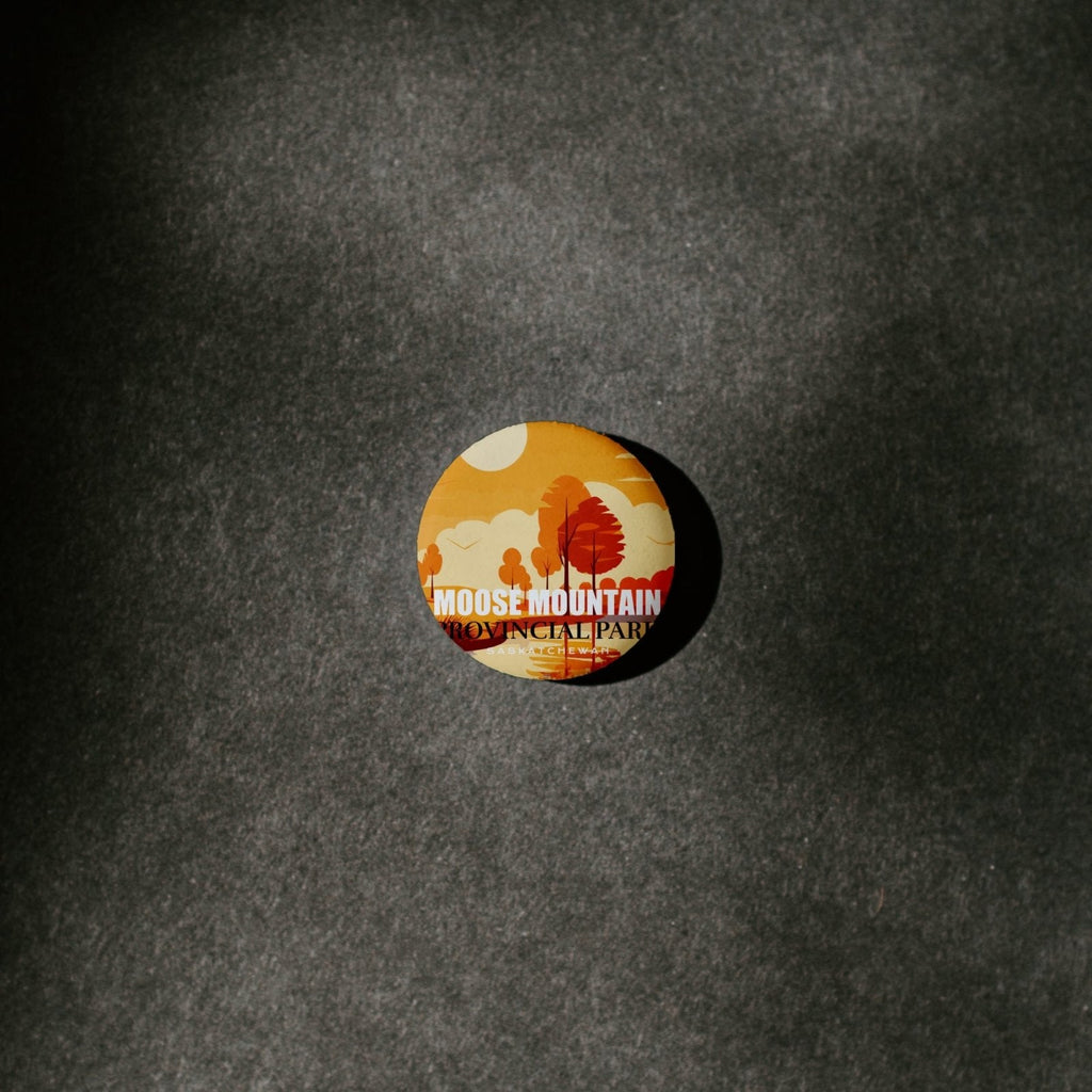 Moose Mountain Provincial Park of Saskatchewan Pinback Button, Canada Parks