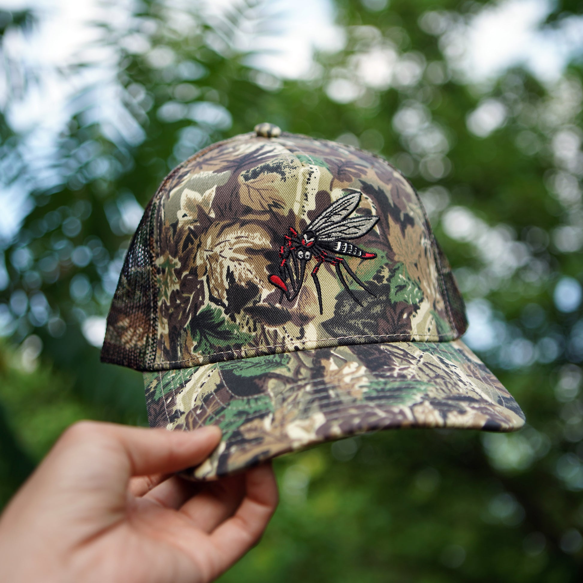 Mosquito Camo Trucker Hat