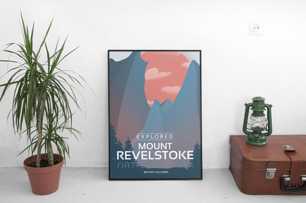 Mount Revelstoke National Park 'Explored' Poster