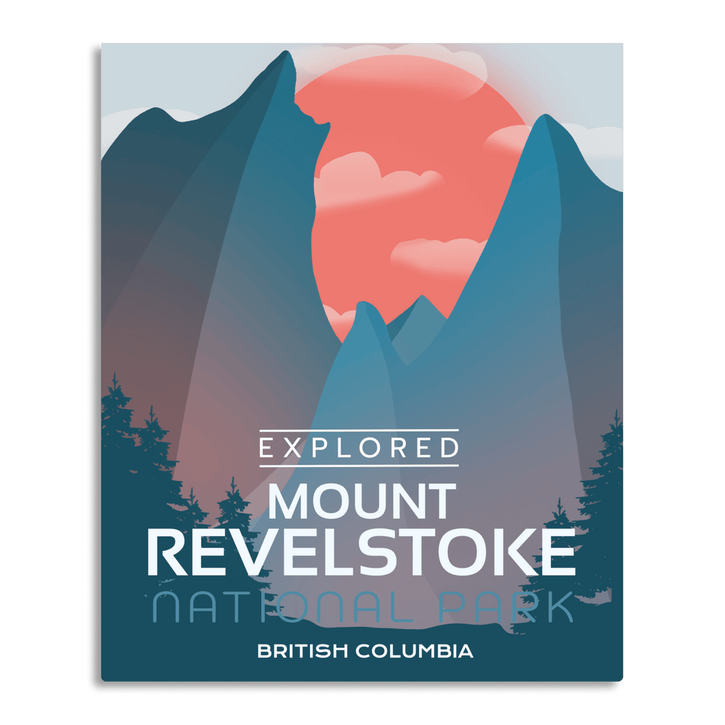 Mount Revelstoke National Park 'Explored' Poster