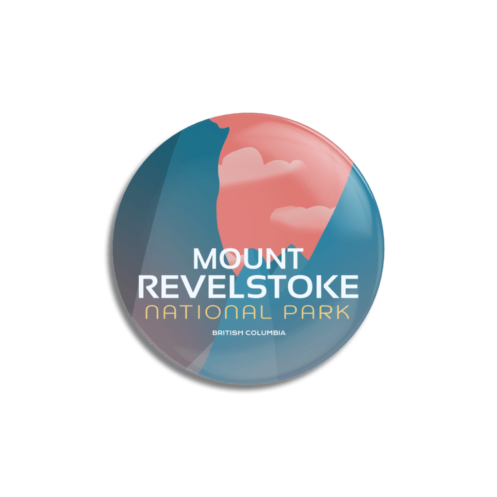 Mount Revelstoke National Park of Canada Pinback Button