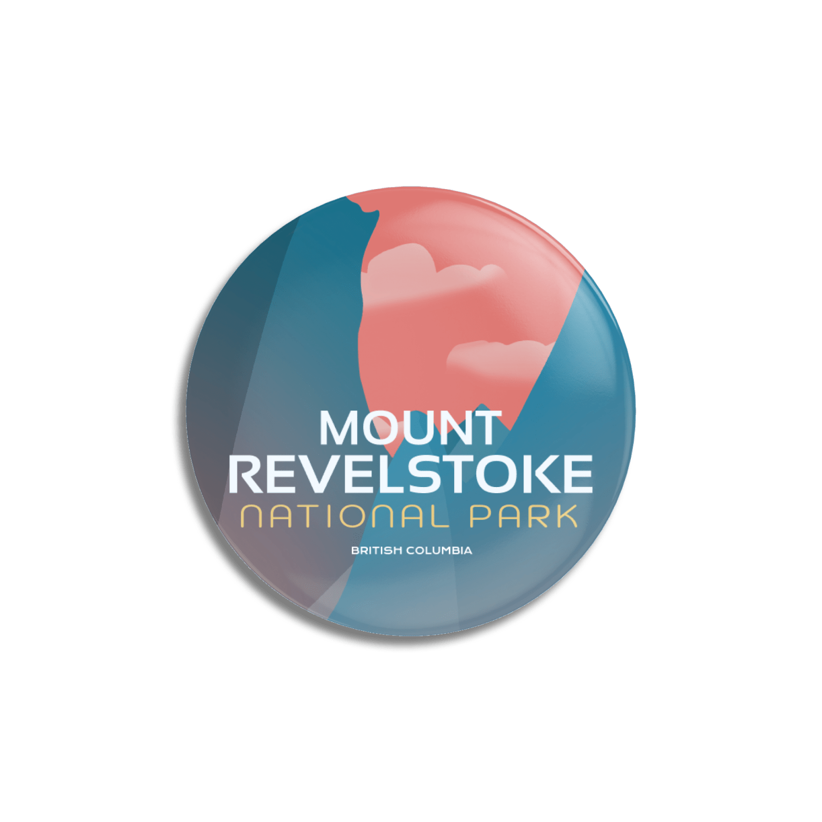 Mount Revelstoke National Park of Canada Pinback Button
