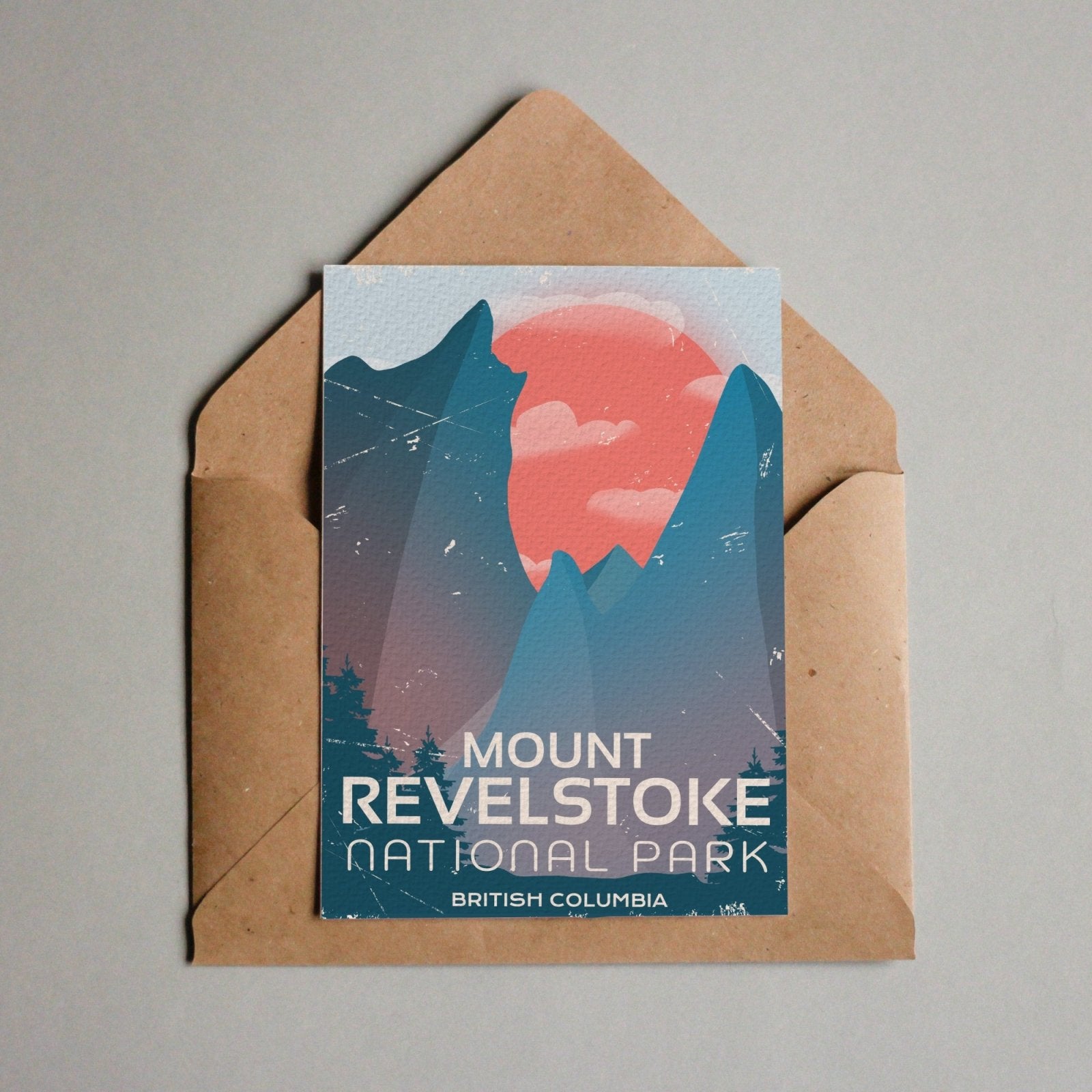 Mount Revelstoke National Park of Canada Postcard