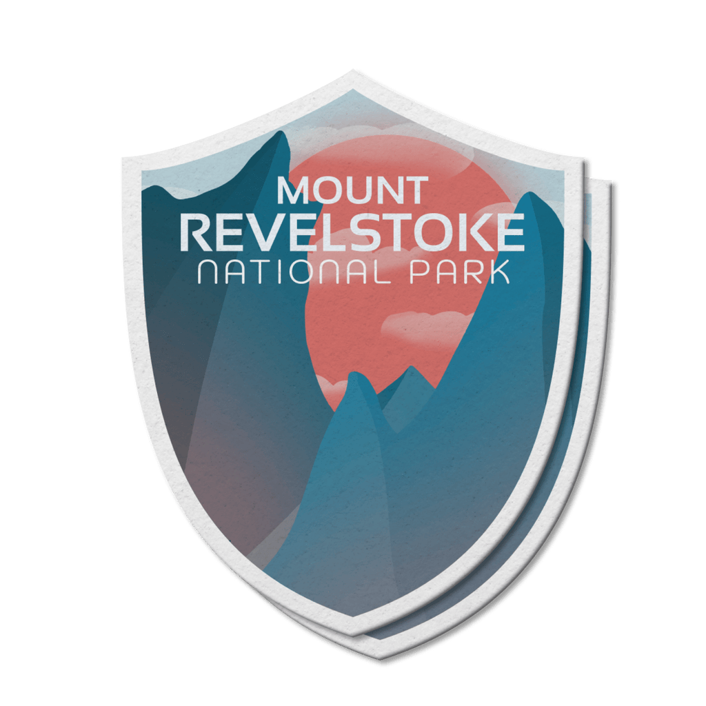 Mount Revelstoke National Park of Canada Waterproof Vinyl Sticker