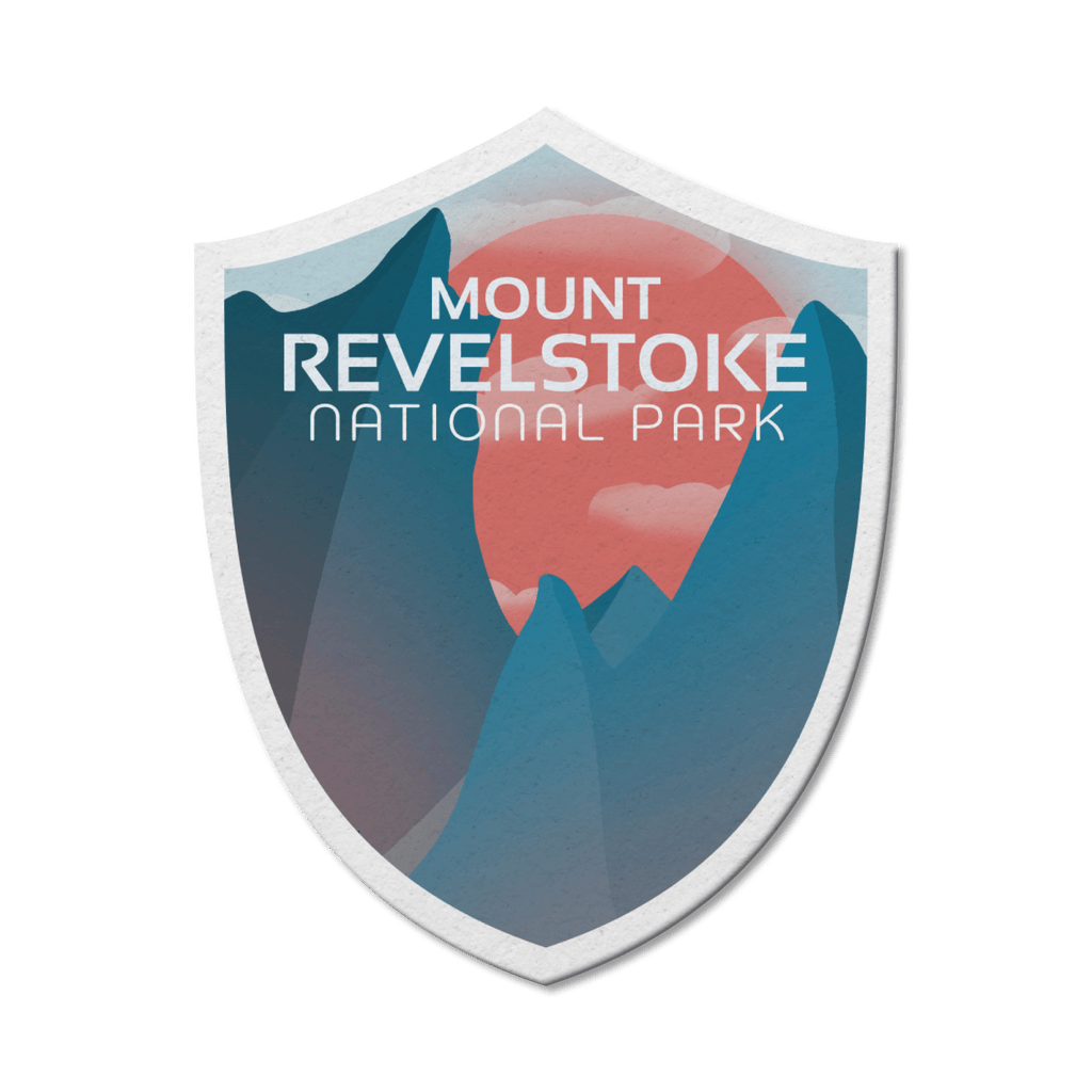 Mount Revelstoke National Park of Canada Waterproof Vinyl Sticker
