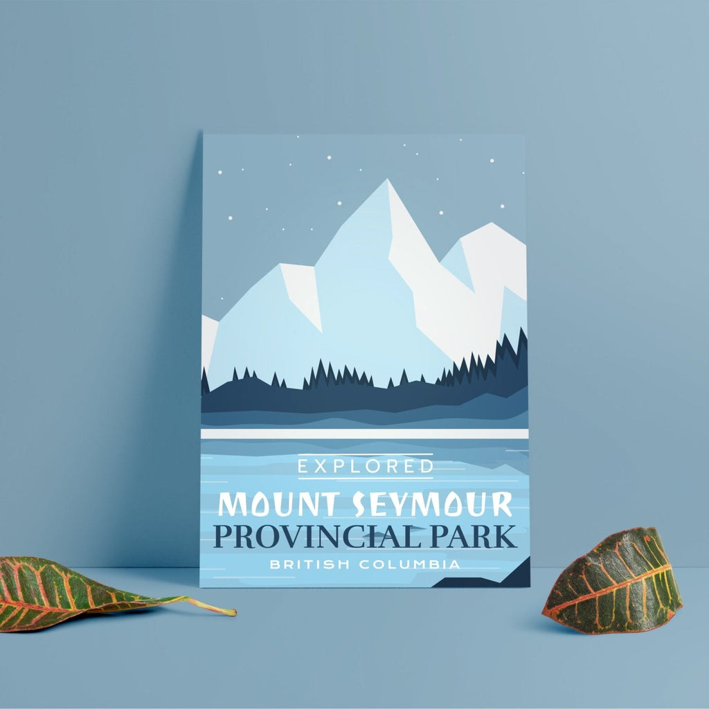 Mount Seymour Provincial Park 'Explored' Poster, Canada Parks