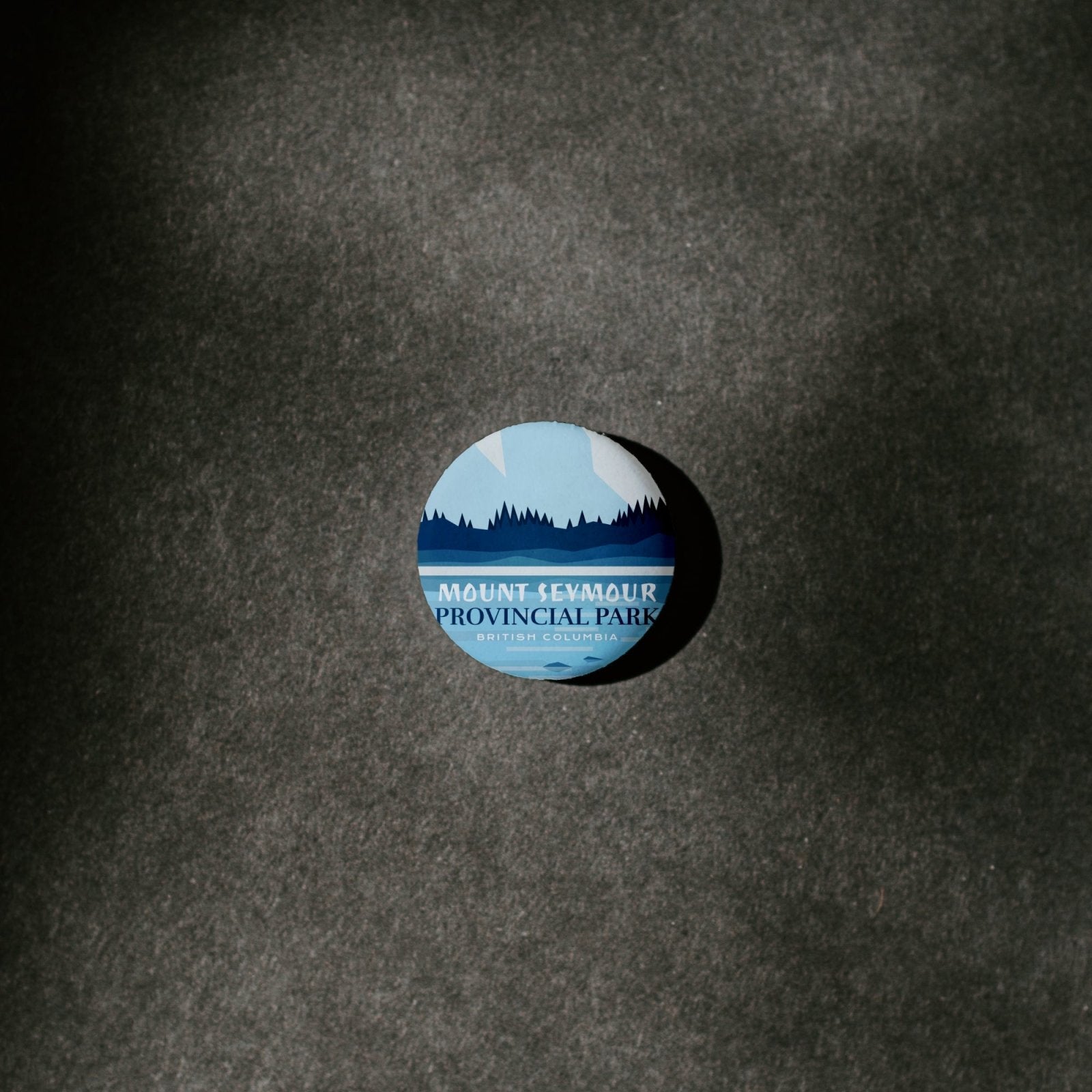 Mount Seymour Provincial Park of British Columbia Pinback Button, Canada Parks