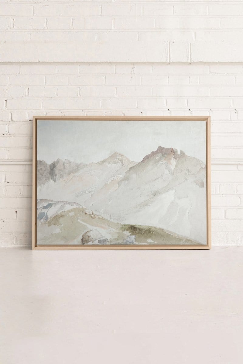 Mountain View, Stretched Canvas Artwork