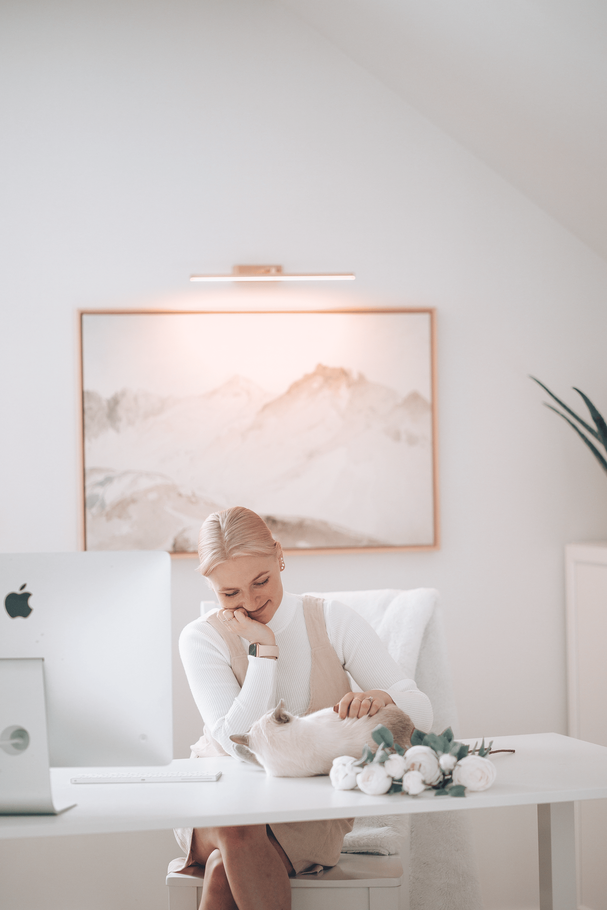Mountain View, Stretched Canvas Artwork