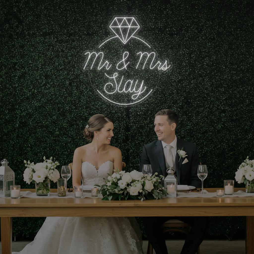 Mr & Mrs Slay Neon Sign