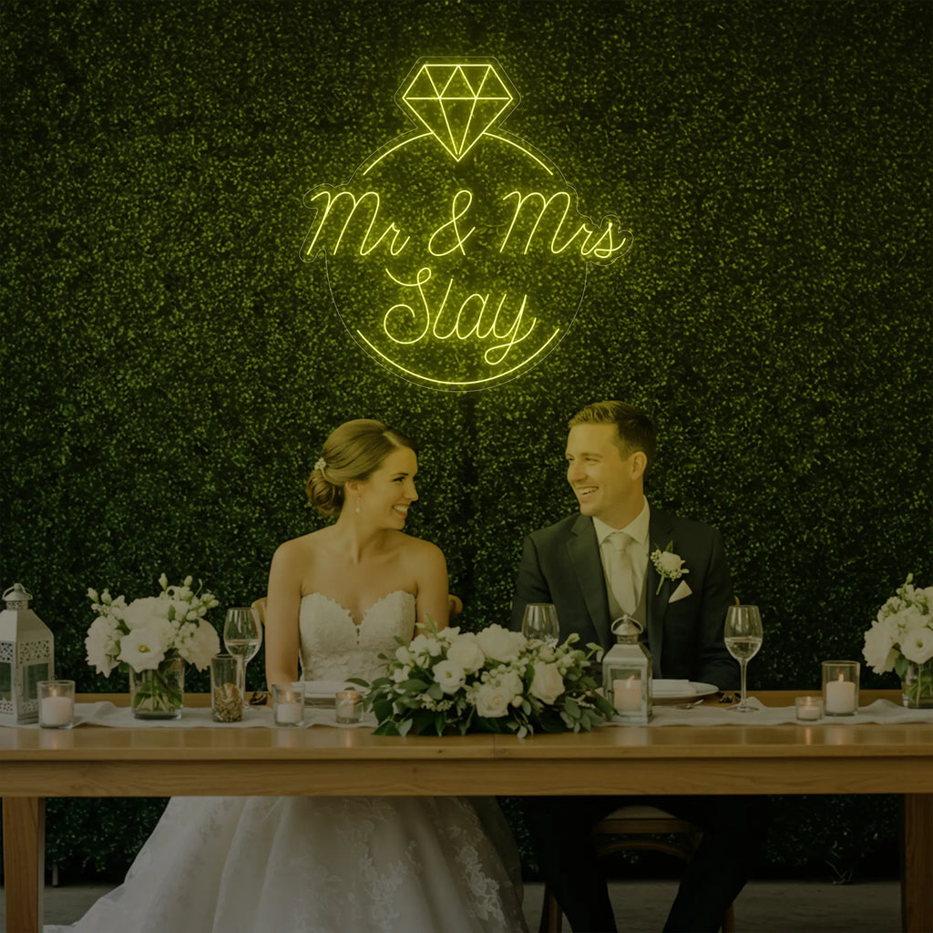 Mr & Mrs Slay Neon Sign