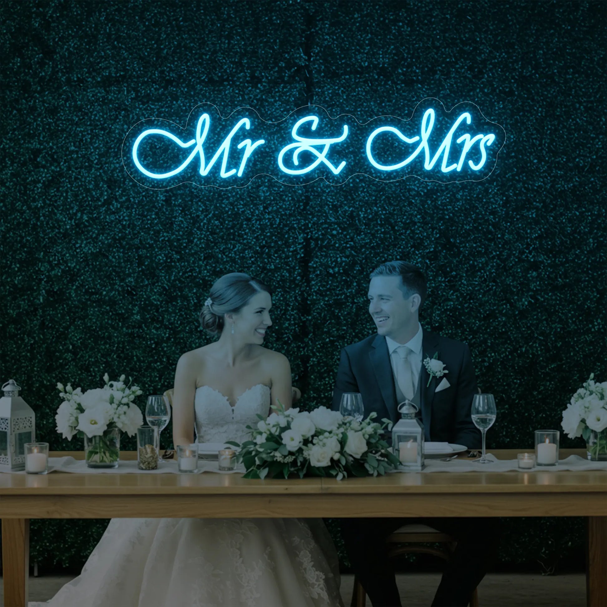 Enseigne lumineuse Mr &amp; Mrs V2