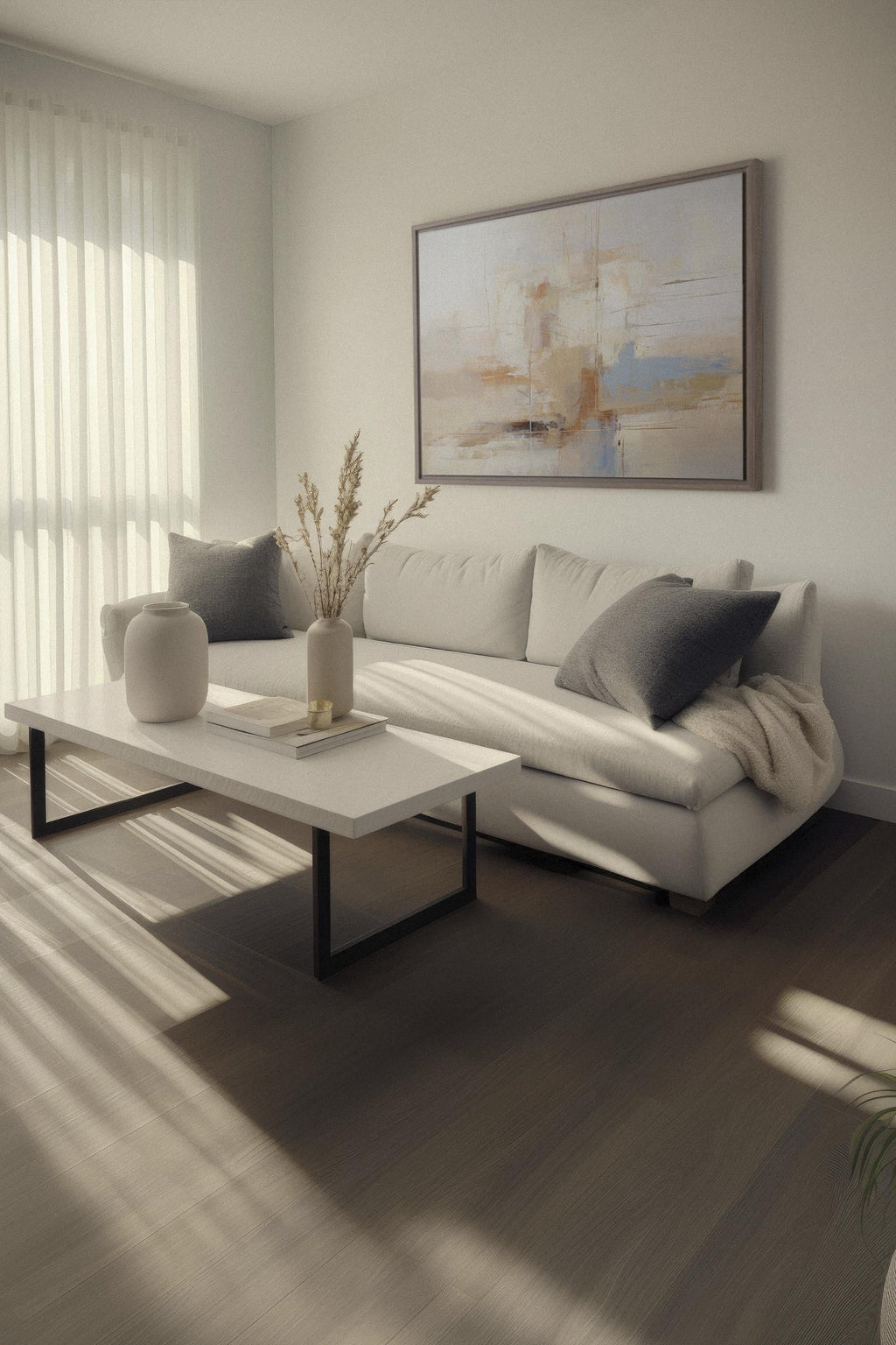 VIVID ECHOES, Stretched Canvas Artwork