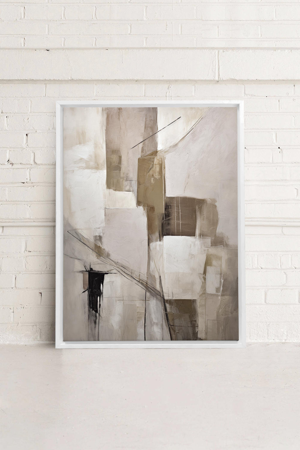 Muted Palette, Stretched Canvas Artwork
