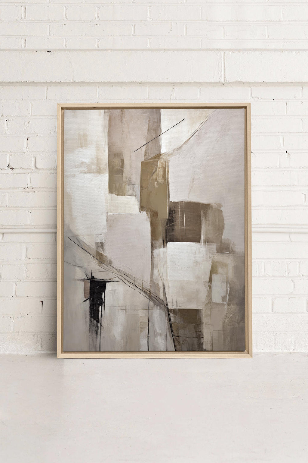 Muted Palette, Stretched Canvas Artwork