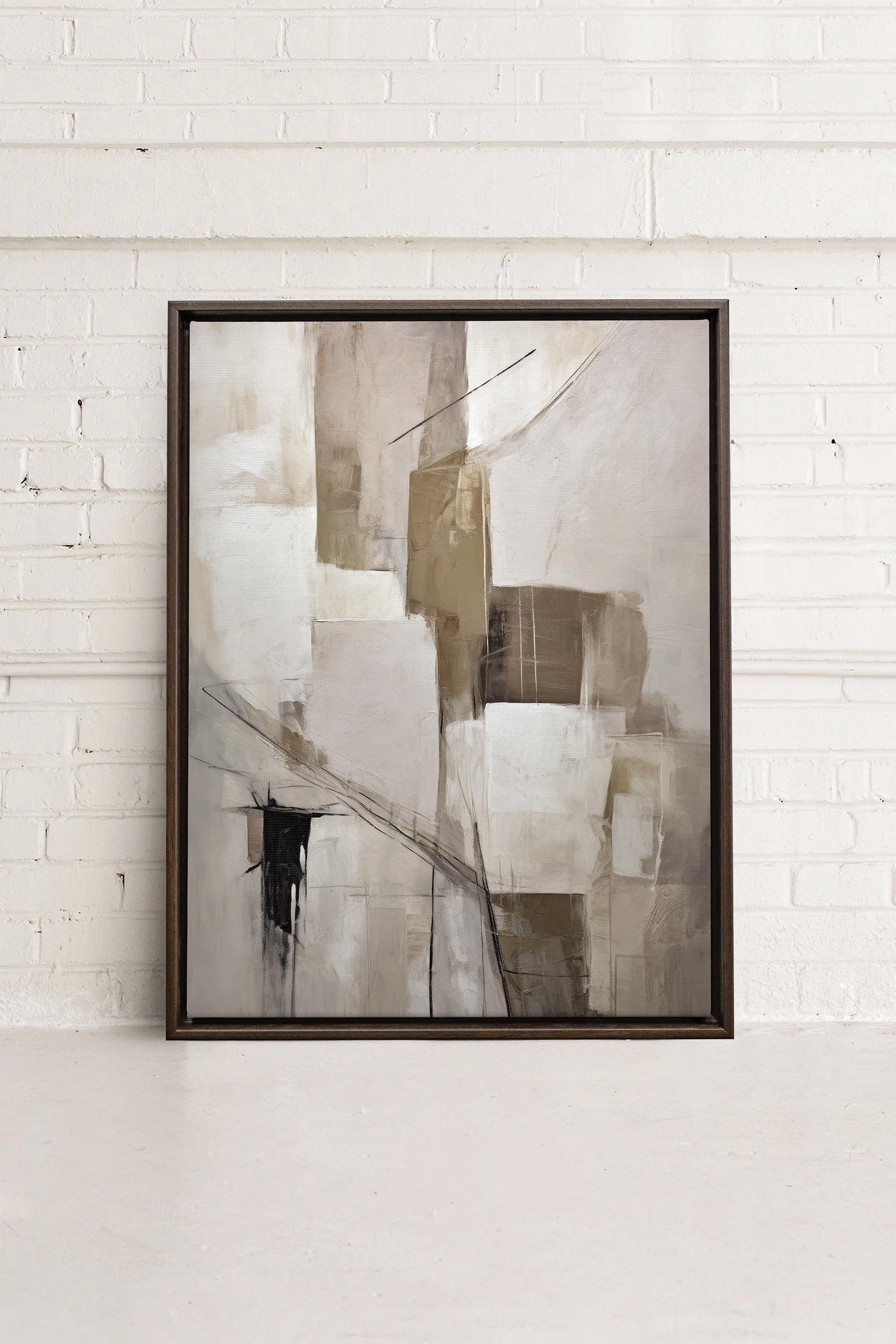 Muted Palette, Stretched Canvas Artwork