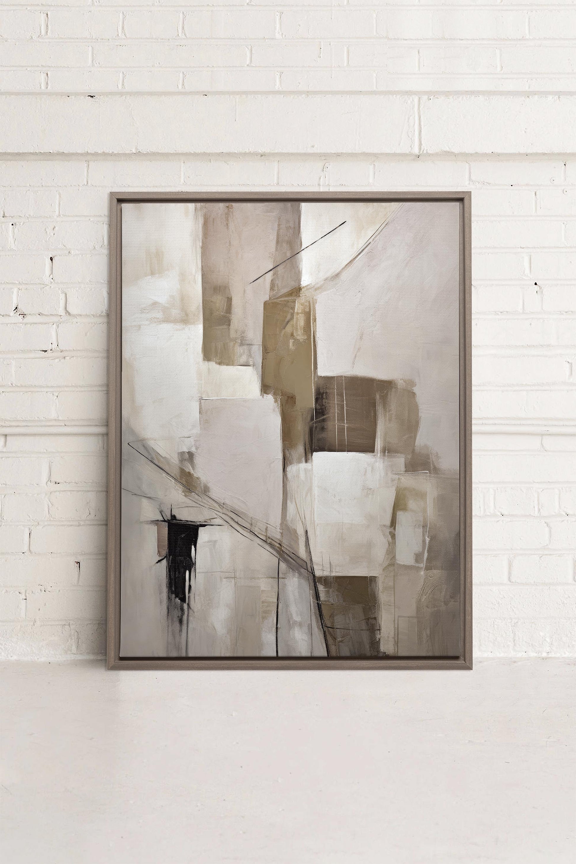 Muted Palette, Stretched Canvas Artwork