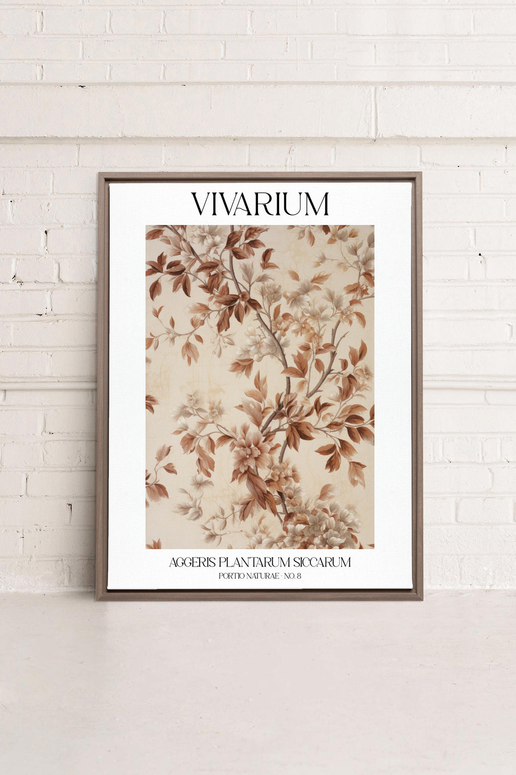 Dried Garden, Stretched Canvas Artwork