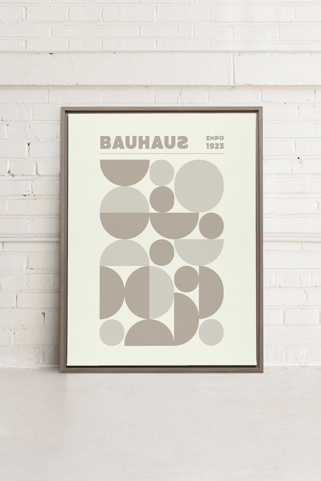 Round Sculptures, Printed Canvas