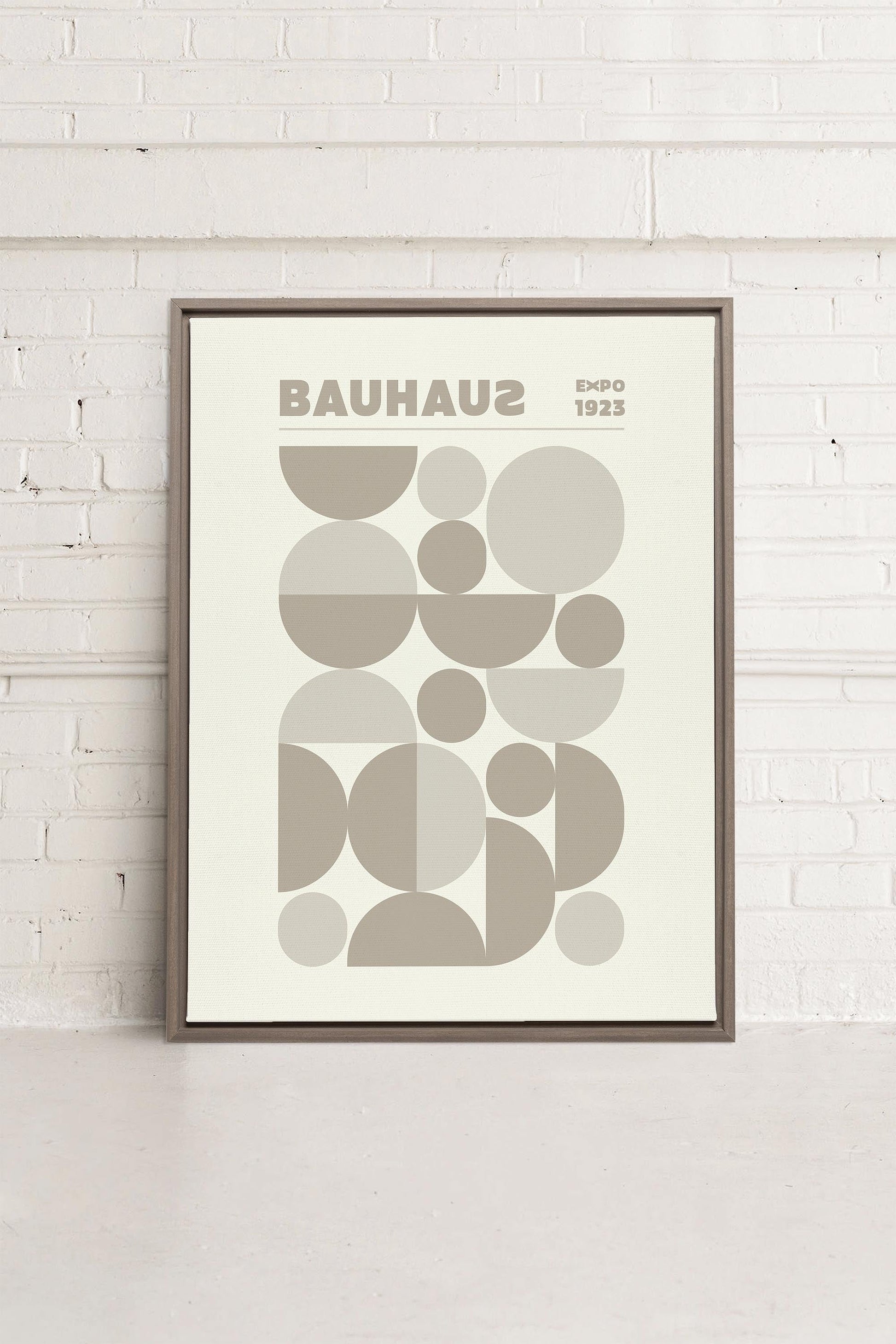 Round Sculptures, Printed Canvas