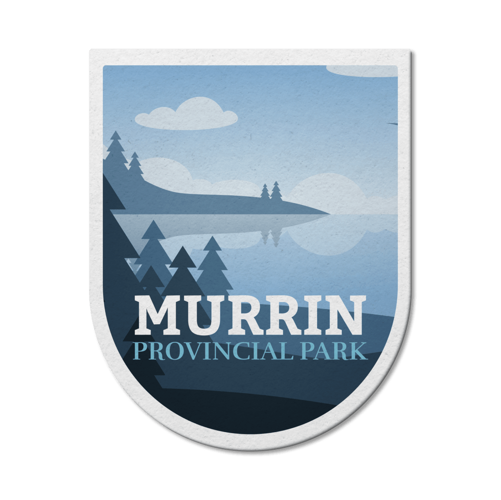 Murrin British Columbia Provincial Park Waterproof Vinyl Sticker, Canada Parks