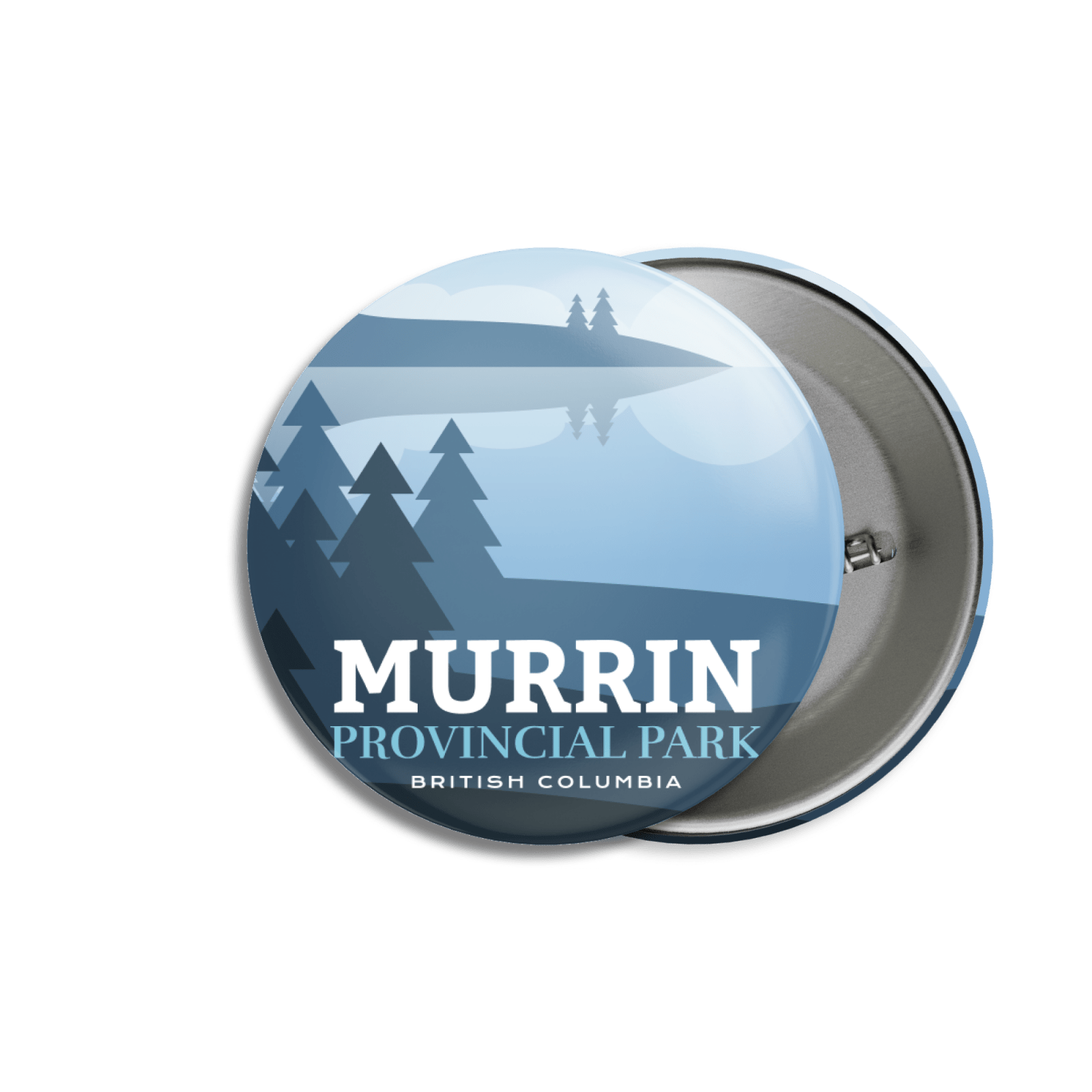 Murrin Provincial Park of British Columbia Pinback Button, Canada Parks