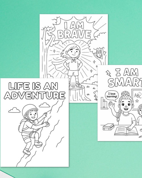 "My Feelings Matter!" Affirmation and Activity Colouring Book