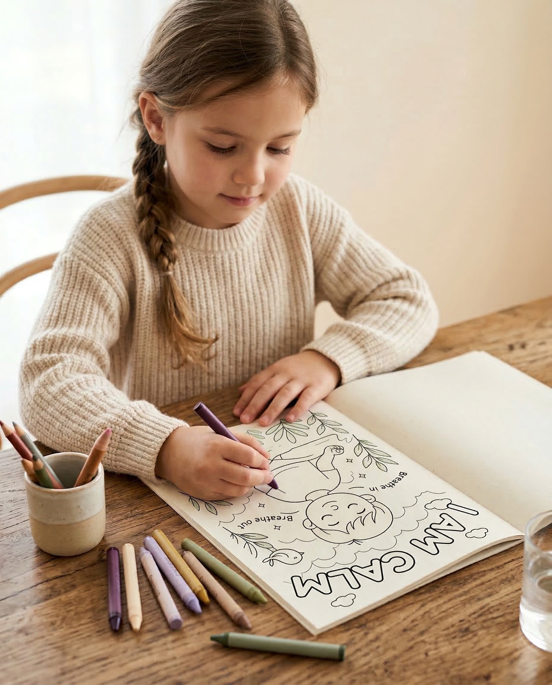 Livre de coloriage et d'affirmations « Mes sentiments comptent ! »