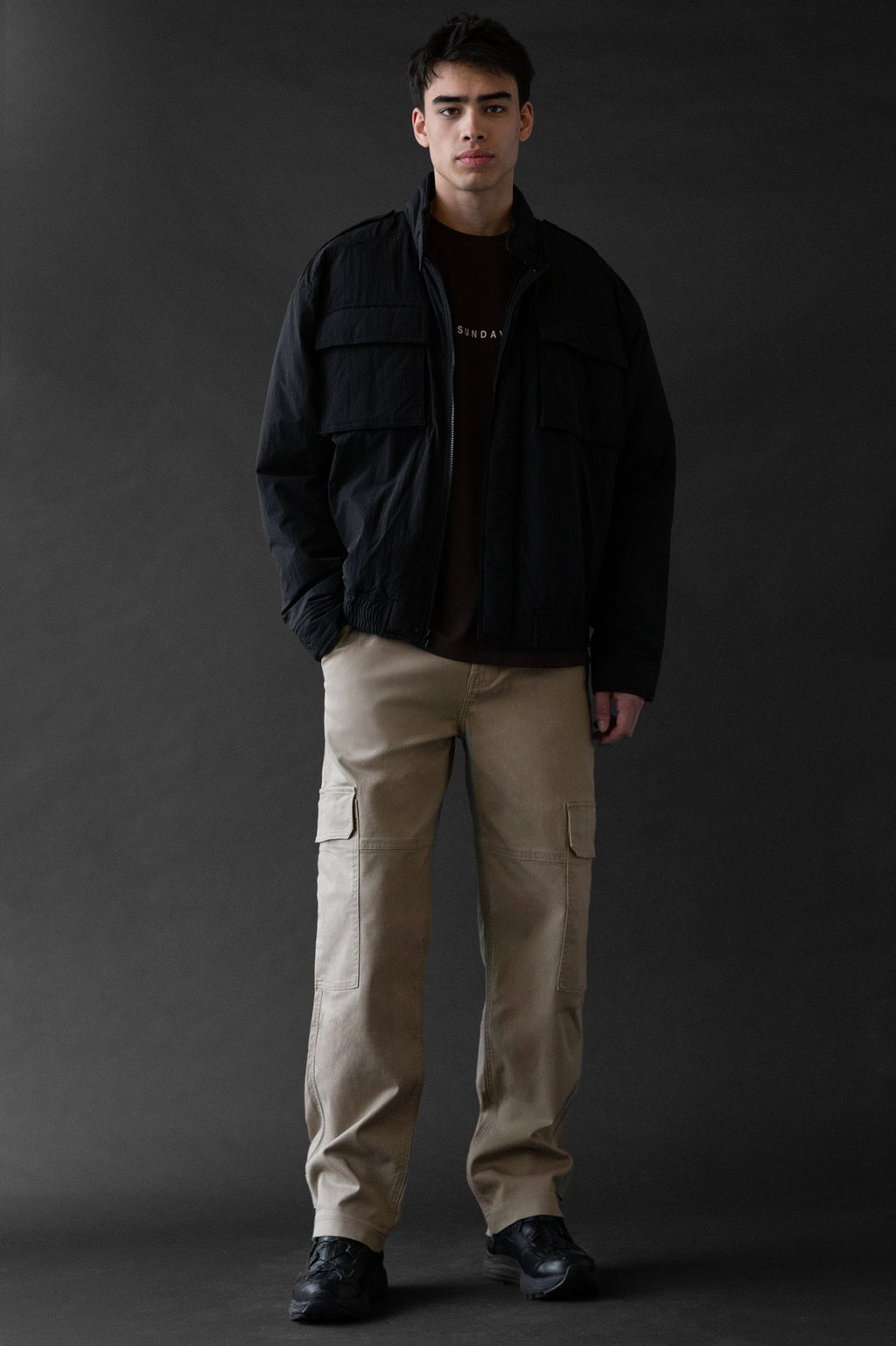 COTTON TWILL CARGO PANT