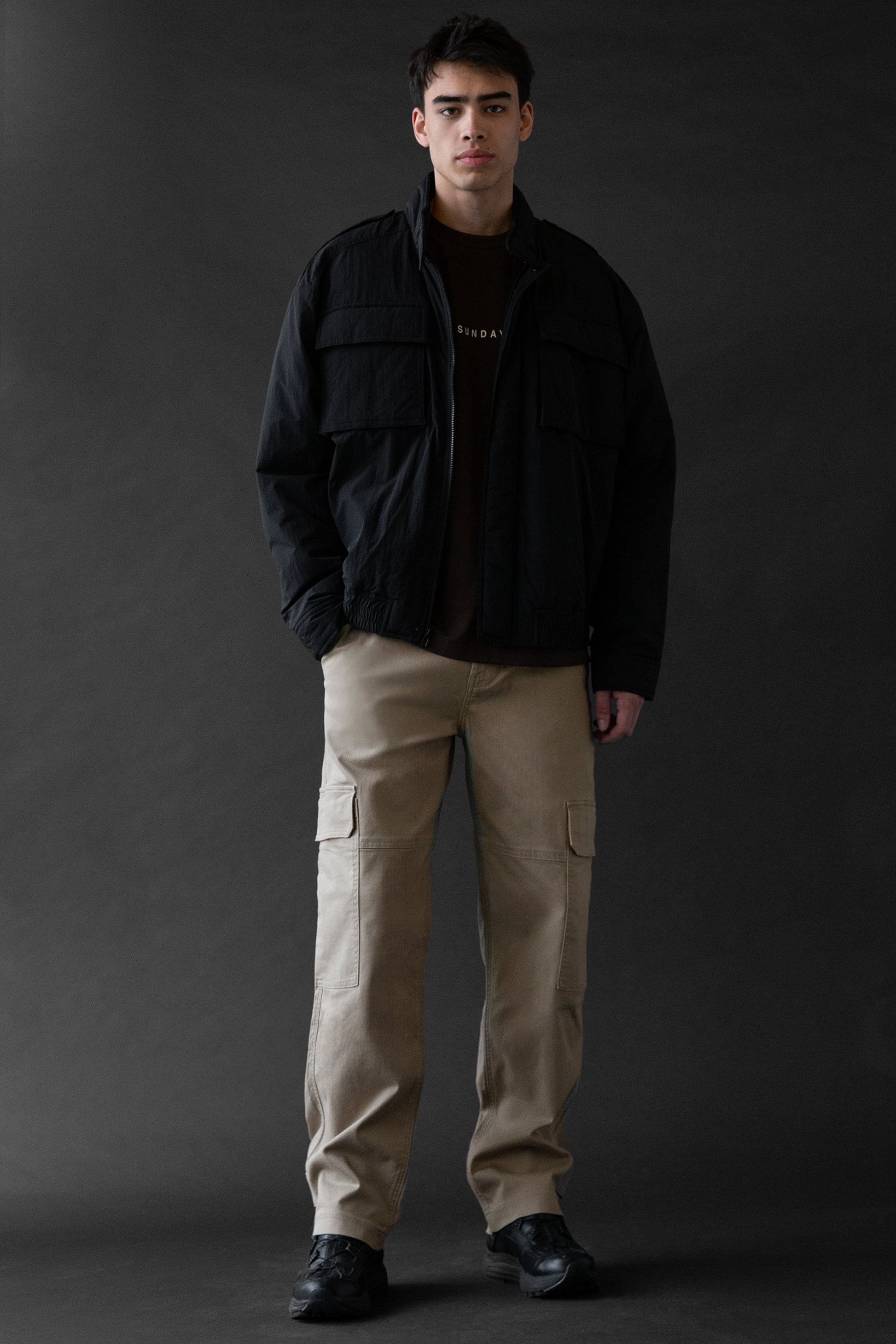 COTTON TWILL CARGO PANT